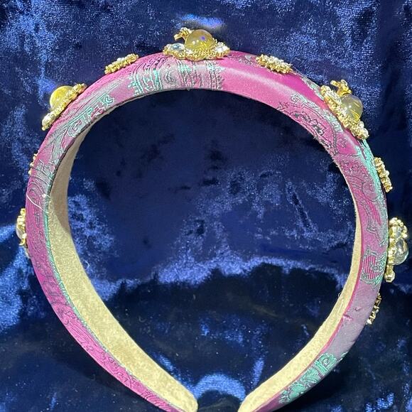 Embellished Purple Headband - Picture 2 of 3